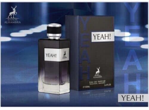 Maison Alhambra Yeah! Eau de Parfum Spray for Men, 3.4 Ounce
