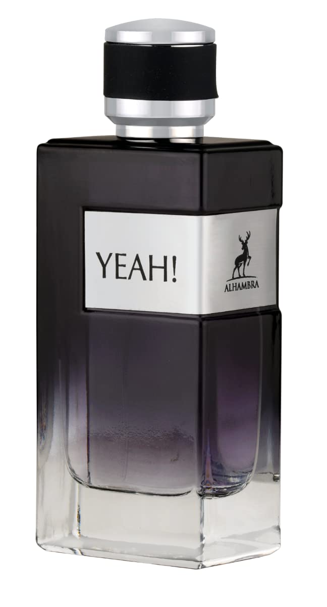 Maison Alhambra Yeah! Eau de Parfum Spray for Men, 3.4 Ounce