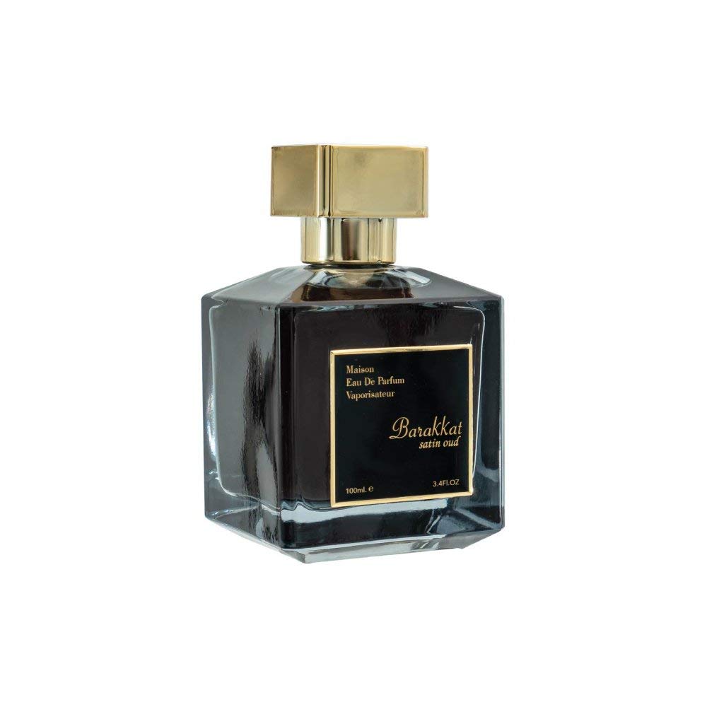 Youshah Perfumes Maison Barakkat Satin Oud by Fragrance World for Unisex - 3.4 oz EDP Spray