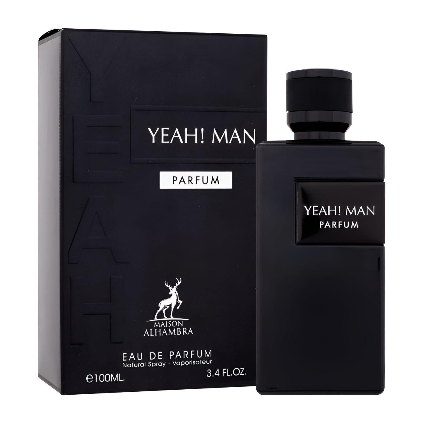 Maison Alhambra Yeah! Eau de Parfum Spray for Men, 3.4 Ounce