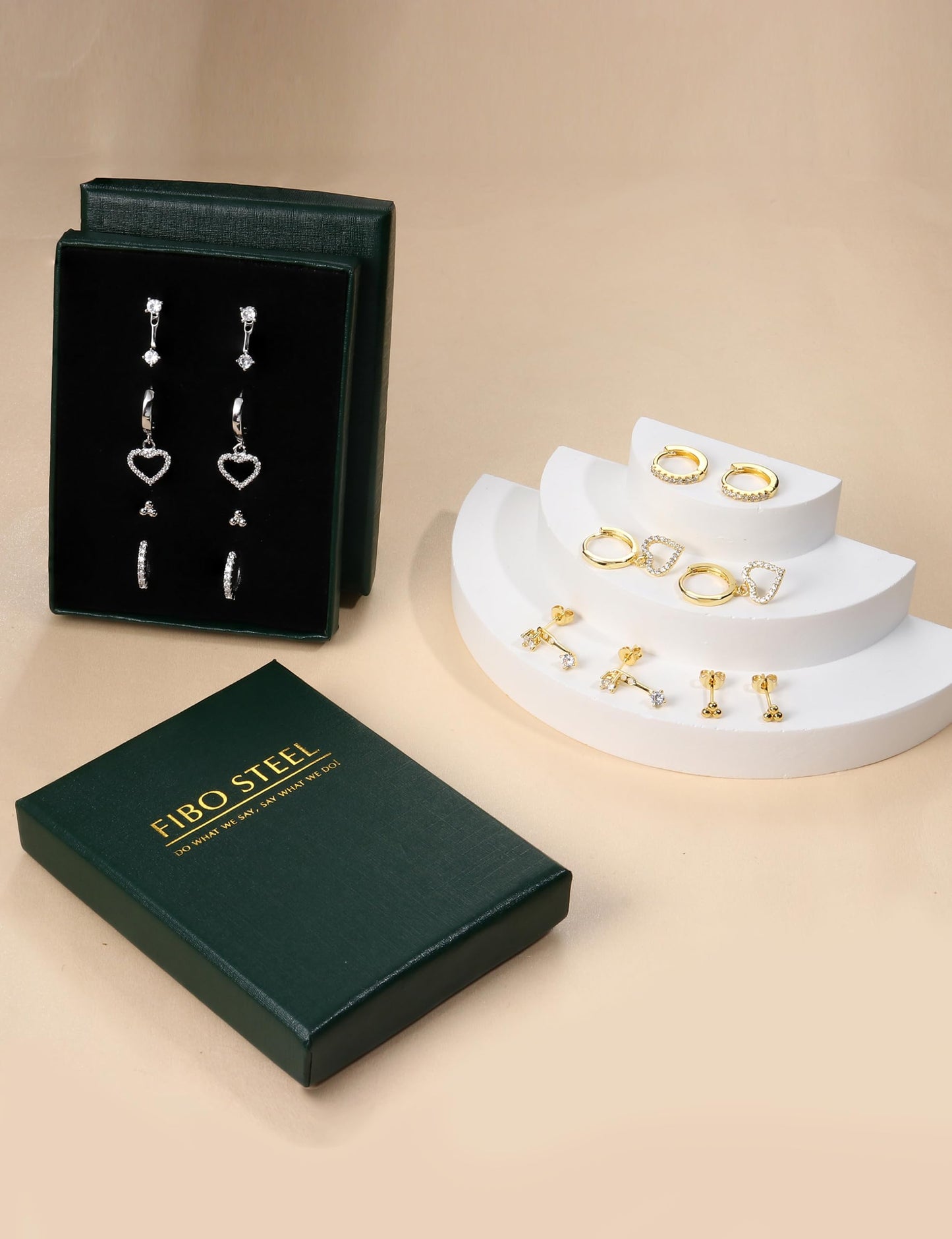 Gold Hoop Earrings for Women Hypoallergenic - 14K Gold Plated Dainty Stud Earrings Dangle Small Huggie Cartilage Earring Stacks Gold Jewelry