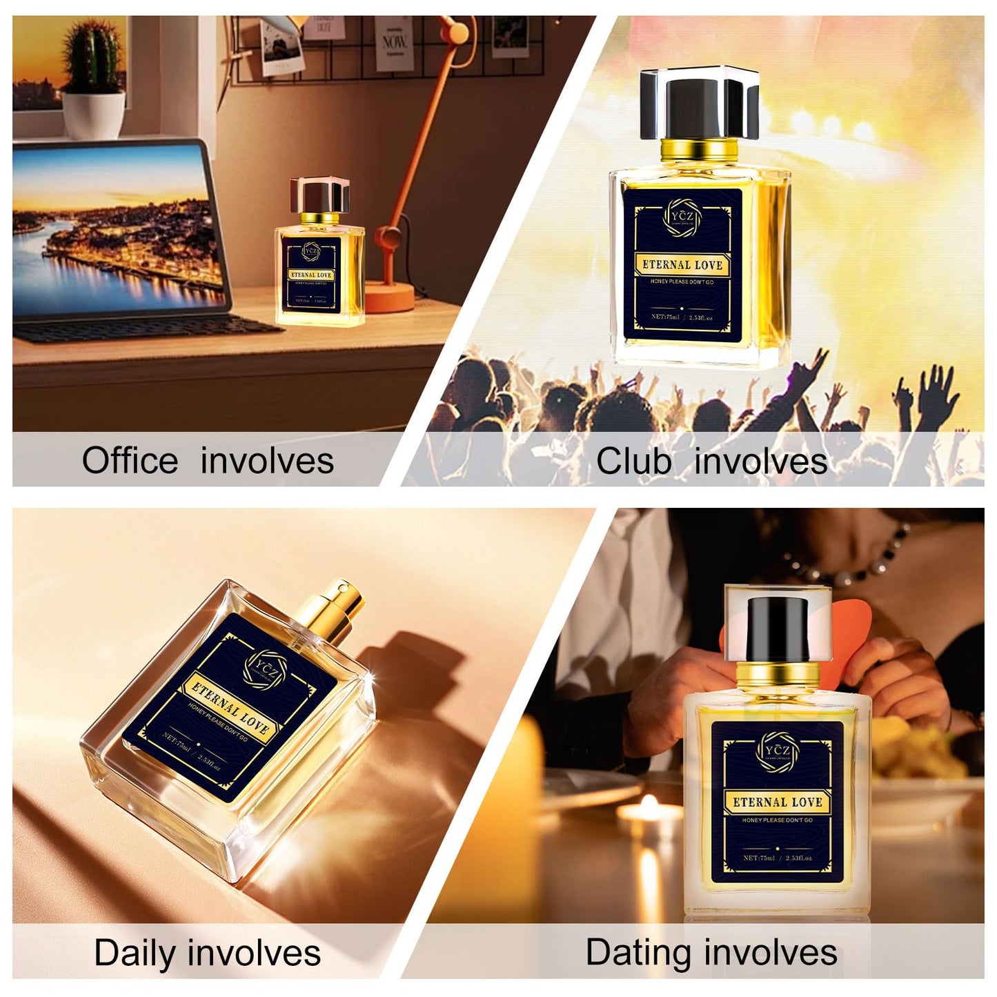 Ycz Marine Charm Unisex Eau de Parfum - 1.7 oz Long Lasting Sea Perfume for Men and Women, Everyday Fragrance, Ideal Ocean Fragrance For Special Occasions, Travel Perfumes