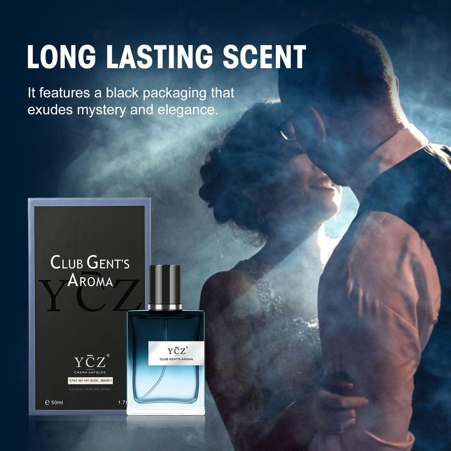 Ycz Marine Charm Unisex Eau de Parfum - 1.7 oz Long Lasting Sea Perfume for Men and Women, Everyday Fragrance, Ideal Ocean Fragrance For Special Occasions, Travel Perfumes