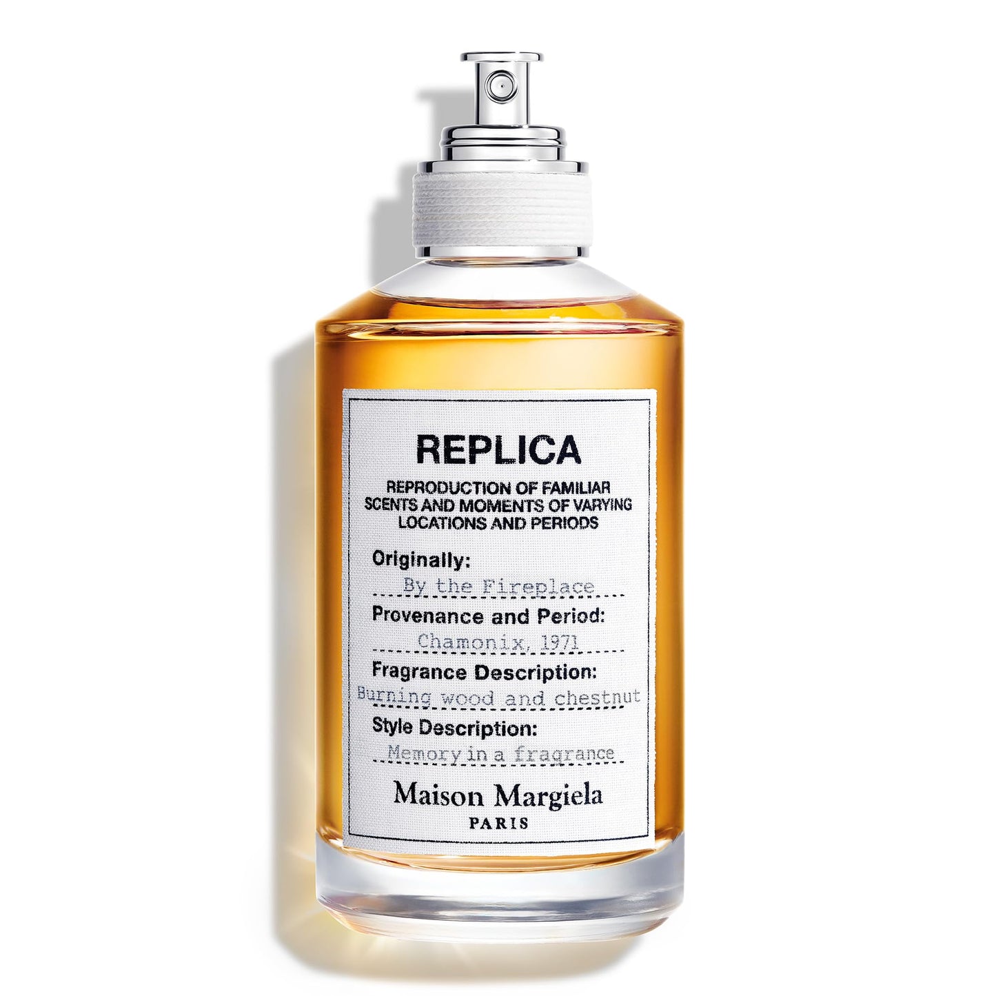 Maison Margiela - Replica - By the Fireplace Eau de Toilette - Warm & Spicy Fragrance - With Chestnut, Wood & Vanilla - 3.4 Fl Oz