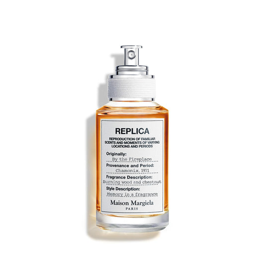 Maison Margiela - Replica - By the Fireplace Eau de Toilette - Warm & Spicy Fragrance - With Chestnut, Wood & Vanilla - 3.4 Fl Oz